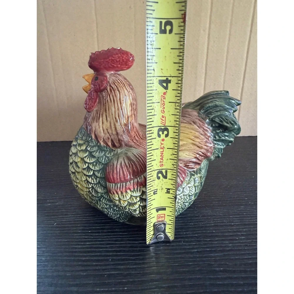 Sakura by Oneida China Ceramic Rooster Figurine Farmhouse Decor Creamer